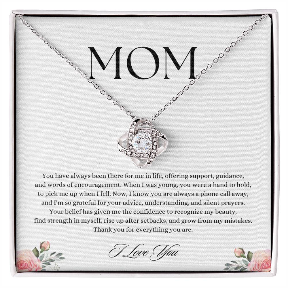 MOM | You have always been there for me | Love Knot Necklace