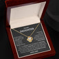 To My Daughter | Never Forget | Love Knot Necklace