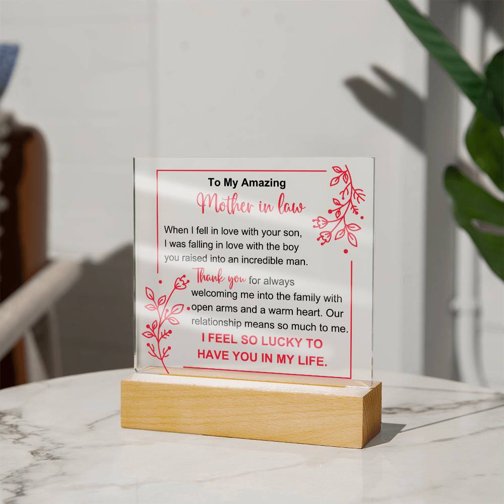 To My Amazing Mother In Law - When I Fell in Love