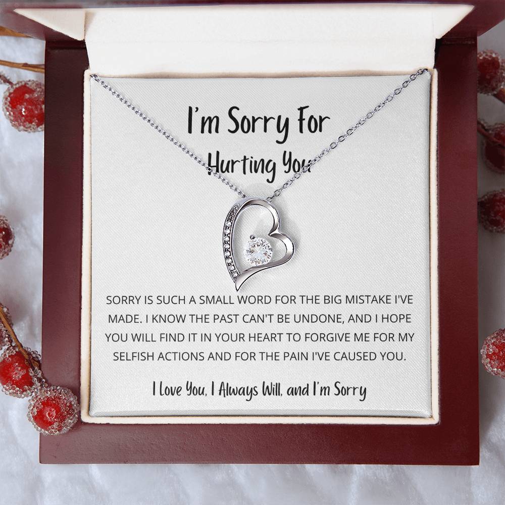 Sorry Is Such A Small Word | Forever Love Necklace