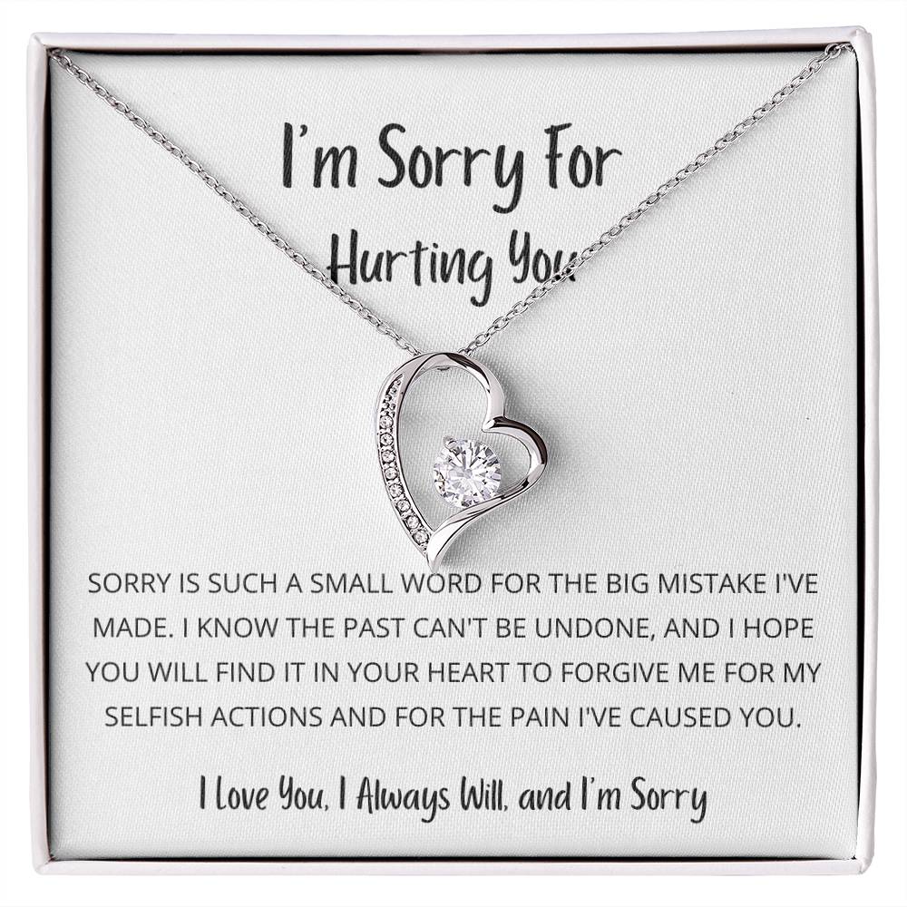Sorry Is Such A Small Word | Forever Love Necklace