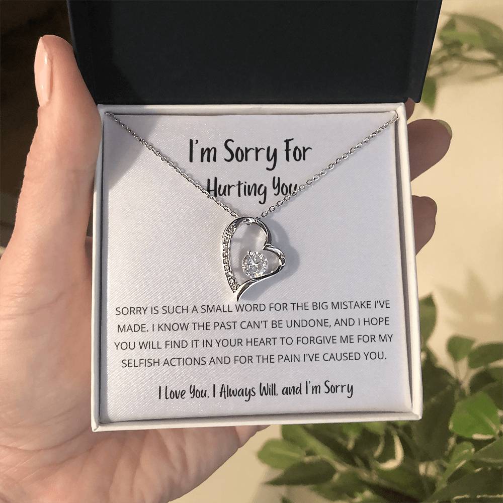 Sorry Is Such A Small Word | Forever Love Necklace