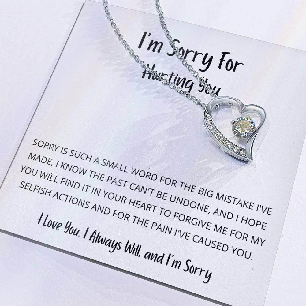 Sorry Is Such A Small Word | Forever Love Necklace