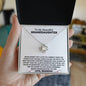 To My Beautiful Granddaughter | Never Forget I Love You - Love Knot Necklace [Almost Sold Out]