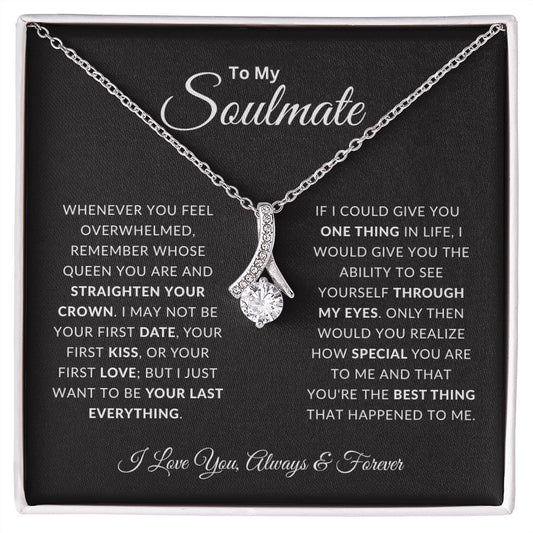 To My Soulmate | Whenever You Feel Overwhelmed | Alluring Beauty Necklace