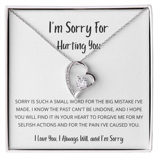 Sorry Is Such A Small Word | Forever Love Necklace