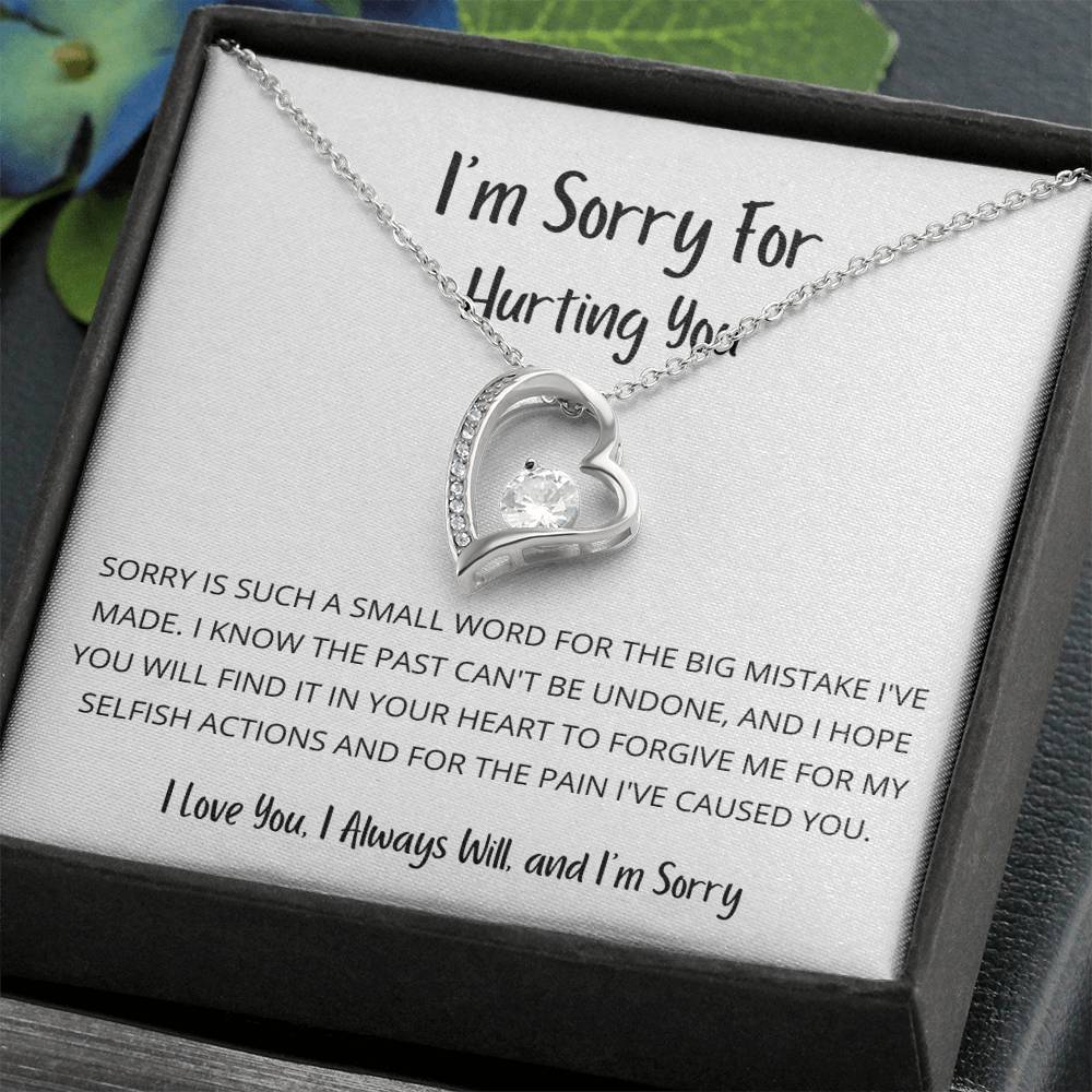 Sorry Is Such A Small Word | Forever Love Necklace