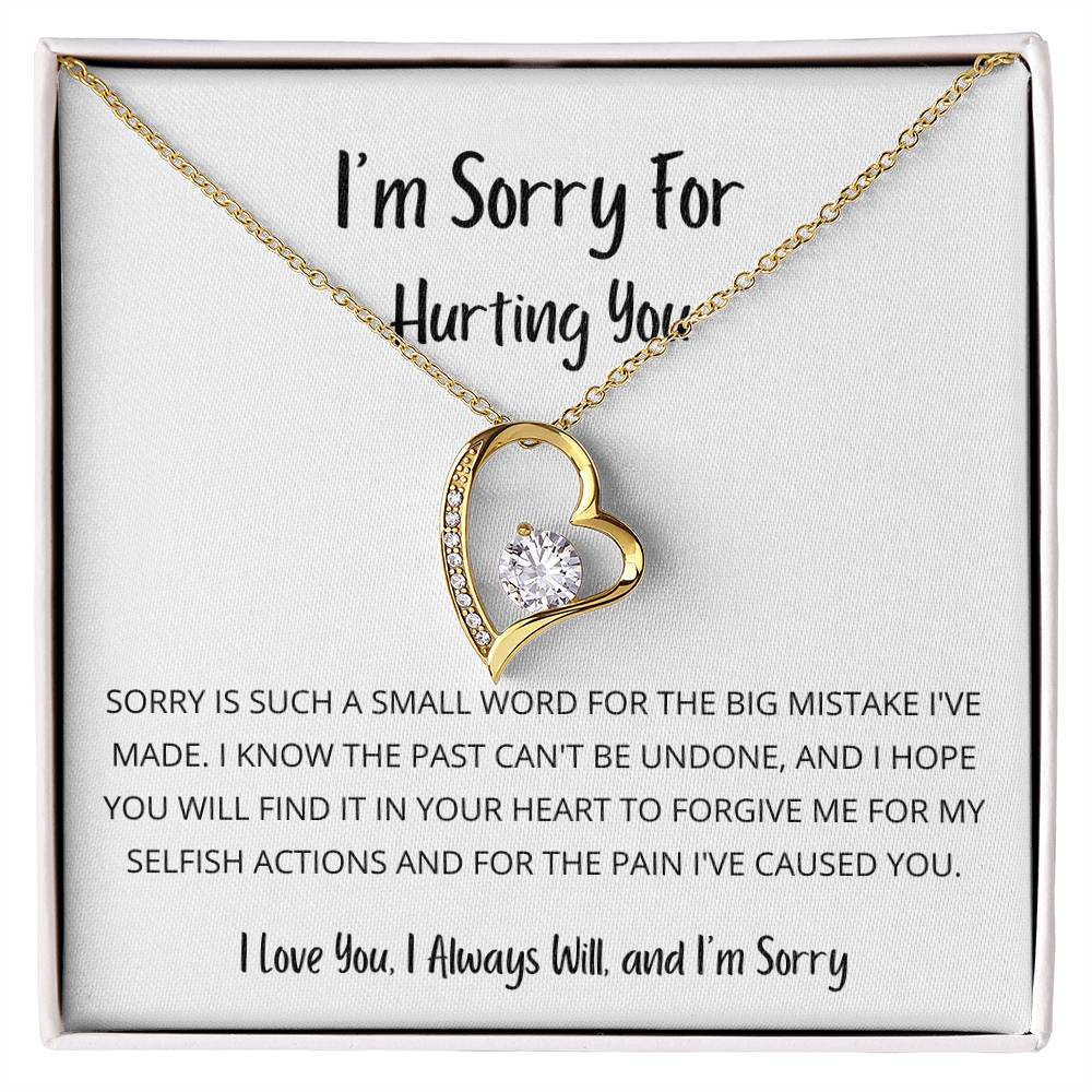 Sorry Is Such A Small Word | Forever Love Necklace