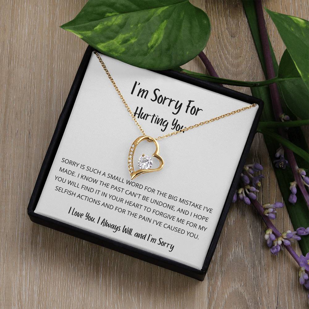 Sorry Is Such A Small Word | Forever Love Necklace