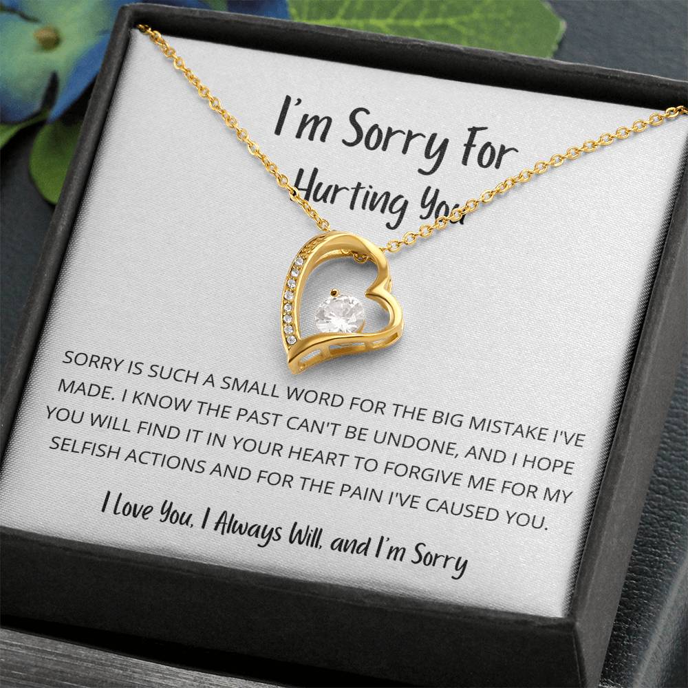 Sorry Is Such A Small Word | Forever Love Necklace